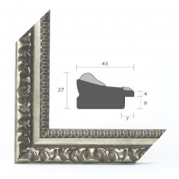 BAROQUE 45 ARGENT