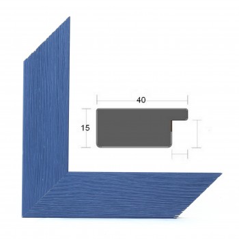 BASIC 40 BLEU MIROIR